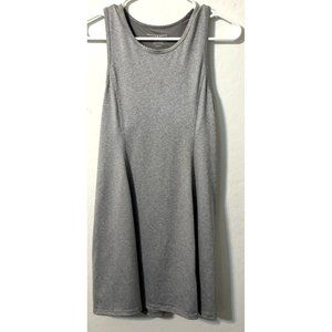 Harmony & Balance Gray Athletic Tank Dress with Built-In Bra Size Medium